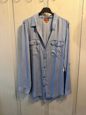 Scully Honey Creek X Stitch Blouse